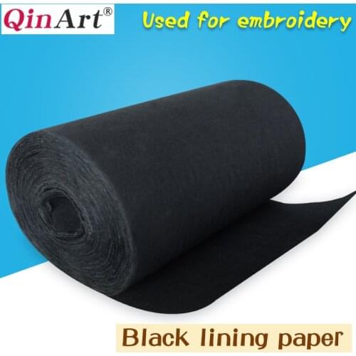 Black special Paper Lining for Computer Embroidery Machine Embroidery Stabilizer Backing Easy To Tear Paper