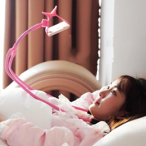 Mobile Phone Holder Lazy Hanging Neck Mount Holder Necklace Bracket Bed 360 Degree Phones Holder Stand For iPhone Xiaomi Huawei