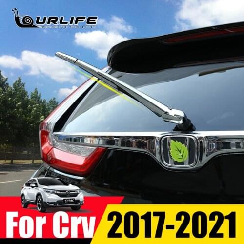For Honda CRV 5th 2017 2018 2019 2020 2021 Chrome Rear Window Wiper Cover Trim Molding Decorative Strips Accessories
