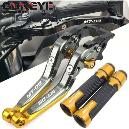 For Yamaha MT09 MT-09 2014 2015 2016 2017 2018 2019 2020 Motorcycle MT 09 Brake Clutch Levers Handlebar knobs Handle Hand Grips