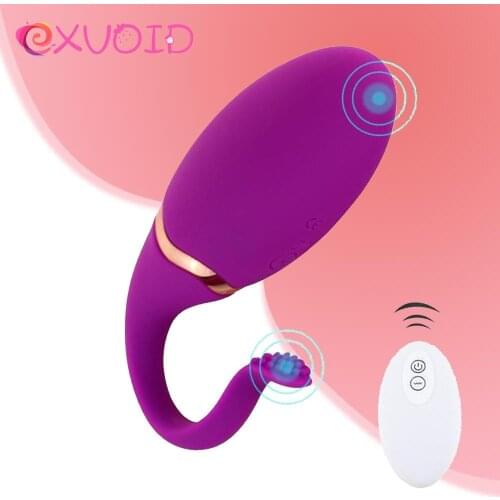EXVOID Remote Egg Vibrator Sex Toys for Women G-Spot Massager Orgasm Vibrators for Woman Masturbation Clitoris Stimulator
