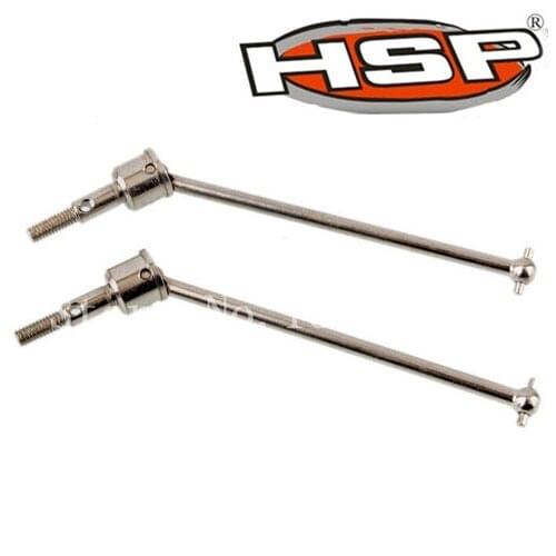HSP 2pcs/lot 166015 02168 Upgrade Alloy Universal Drive Joint Spare Parts Fit RC 1/10 Car Off Road Buggy