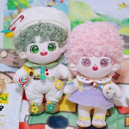 Limit The Untamed Wang yibo star plush doll toy stuffed with clothes pillow 20cm cute lovely thoughtful Cos cosplay Gift C