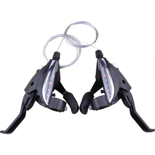 80%HOT 1 Pair EF65-9/3 Brake Levers Compatible Less Slippery 3x9 Multipurpose Brake Shifter Levers for MTB