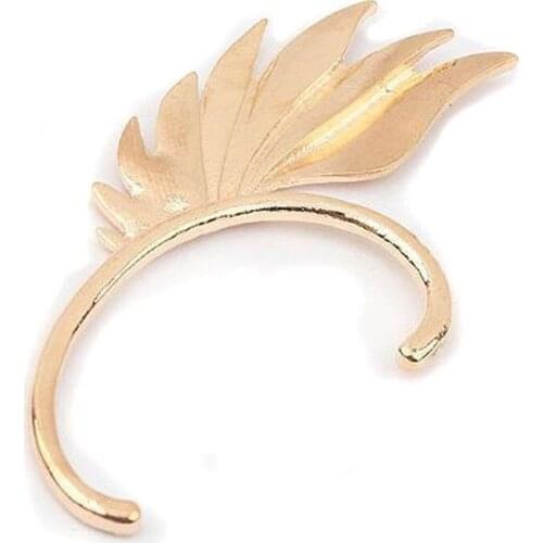 1PCS Punk Rock Metal Angel Ear Cuff Earring Ear Wrap Fashion Wing Ear Clip Ear Jewelry 2 Color