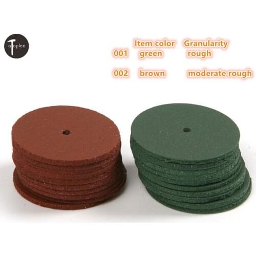 10PCS Rough/Moderate Rough Polishing Wheel Rubber Grinding Wheel For Metal Alloy Jewelry Mini Ultra-thin Rotary Dremel Tools