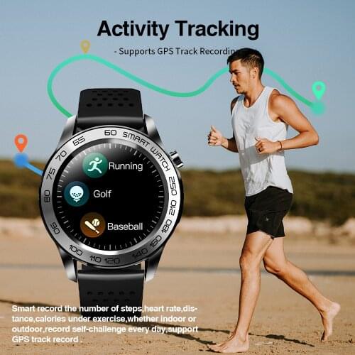 GPS track 2021 New smart watch Temperature multiple sport mode Intelligent health data analysis smartwatch for men Android IOS