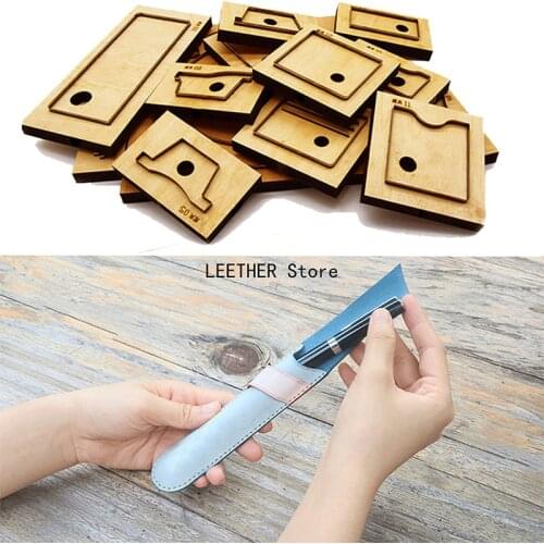 New Japan Steel Blade Rule Die Cut Punch Key Sheath of a pen Cutting Mold Wood Dies for Leather Cutter for Leather Crafts