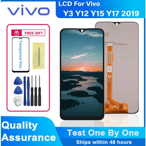 TFT 6.35" LCD Display for Vivo Y3 / Y11 / Y12 / Y15 / Y17 2019 LCD screen touch screen Digitizer Assembly Replacement With Frame