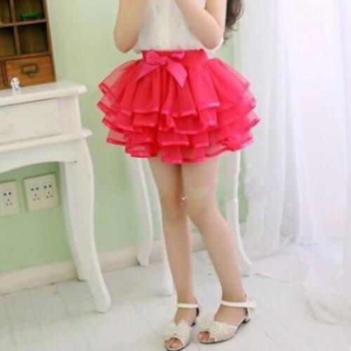 2019 Summer Spring Baby Toddler Tutus Girls Princess Bow Cake Skirts Kids Party Dance Tutu Skirt Girl Childrens Clothes JW8141