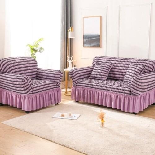 BLN 48 Sofa Cover All-inclusive Slip-resistant Sectional Elastic Full Couch Cover Sofa Towel Single/Two/Three Seater