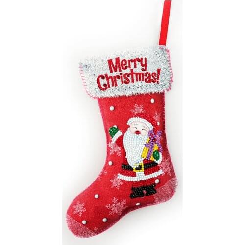 DIY christmas gift bag diamond painting Childrens DIY Toy Christmas Stocking Candy Bag