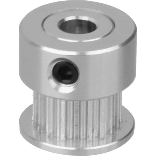 Extruder Pulley - 20Teeth Bore 5mm(2mm Pitch), Aluminum Drive Gear for 3D Printer Filament