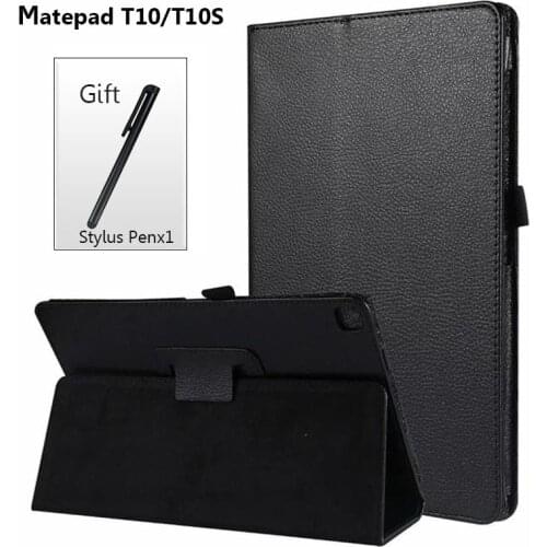 Smart Case For Huawei Matepad T10S 2020 PU Leather Folding Stand Cover For Huawei Matepad T10/T10S 10.1" Tablet Case+pen