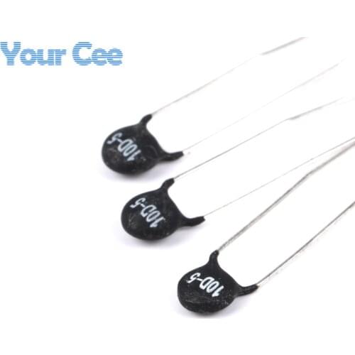 20pcs NTC Thermistor Resistor NTC 10D- 10D5 Thermal Resistor