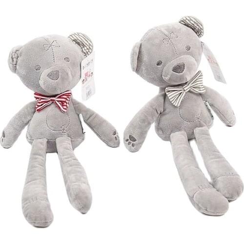 42cm Baby plush bear sleeping comfort doll plush toys Millie & Boris Smooth Obedient bearSleep Calm Doll