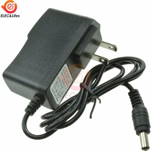 5.5X2.1MM DC Plug Power Supply 5V 9V 12V 1A 2A Power Adapter Cable US Plug Adapter Volt Power Supply cord for led light strip