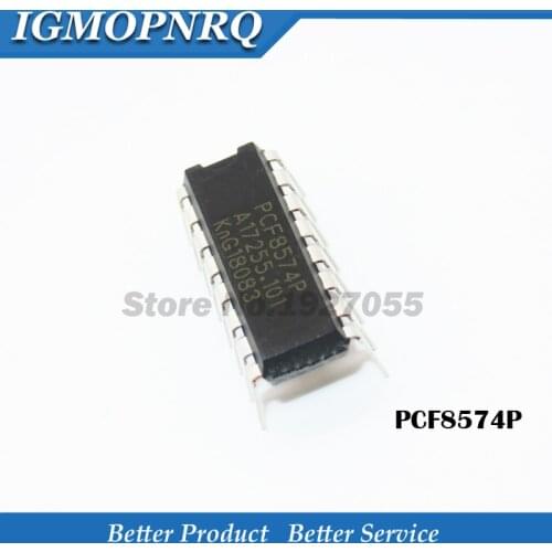 5PCS PCF8574P DIP-16 PCF8574 DIP16 8574P DIP-16 PCF8574AP 8574 new