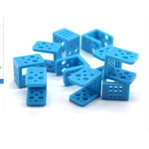 50PCS U-Shaft Bracket Connecting Fixed Bracket Porous Multifunctional Hand-made DIY Small Toy Car and Ship Accessories