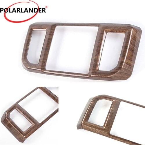 Car Accessories Rear Air Conditioning Vent Panel Trim 3 Colors ABS Exhaust Vent Decorative Frame For 2016 - 2019 Ford F150 1 PC