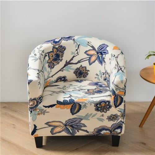 Modern Printing Armchair Slipcover All-inclusive Stretch Fashion Patterns Sofa Cover Club Single Chair Sofa Cover