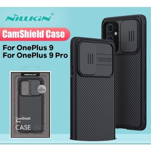 For OnePlus 9 pro Case For OnePlus 9 NILLKIN CamShield Case Slide Camera Protection Back Cover For OnePlus 9R Phone Cases