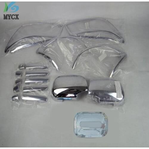 For toyota RAV4 RAV 4 2006~2011 CHROME TRIM FULL SET 19pcs (Cover Trims For Head Light, Tail Light, Side Mirrors)