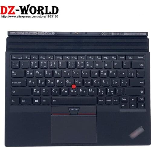 New Original RU Russian Base Portable Backlit Thin Keyboard for Lenovo Thinkpad X1 Tablet 1st 2nd Gen 01HX773 01AW673