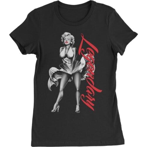 LEGENDARY MARILYN MONROE WOMENS T-SHIRT