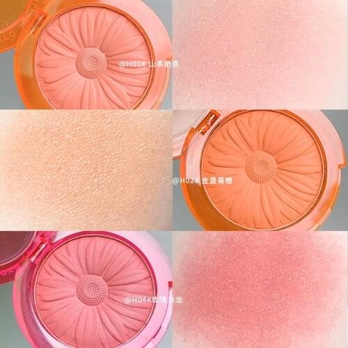 Miss Lara new Face Blusher Powder Rouge Makeup Cheek Blusher Powder Minerals Palettes Blusher Brush Palette Cream Natural Blush