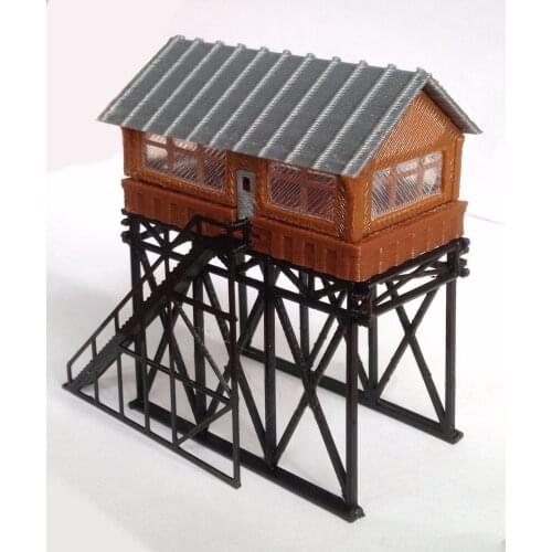 Outland Models Overhead Signal Box / Tower N Scale Train Railway Layout Station