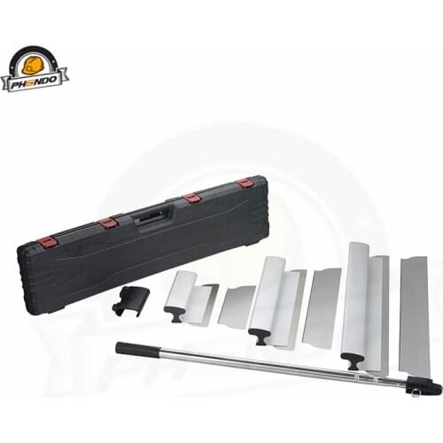 Drywall Skimming Blade Set 12" 22" 32" Blades with 32"-78" Extension Handle Pro-Grade Extruded Aluminum European Stainless Steel