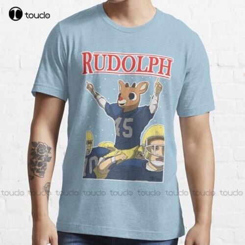 New Rudolph T-Shirt Cotton Tee Shirt S-5Xl T Shirt white shirts for women Unisex