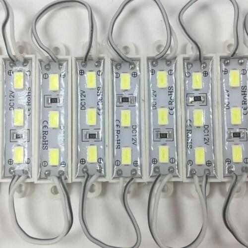 New arrival SMD 5730 3 LED Module DC12V Waterproof Pure White LED Lighting Module for Signage Mini led modules 36x9mm