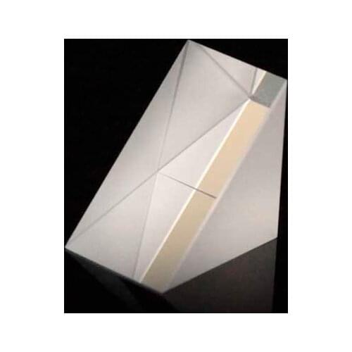 Optical Glass Right Angle Reflecting 17.22X9X14MM Triangular Prism Right Angle External Reflecting Prism Inclined Plane Coated