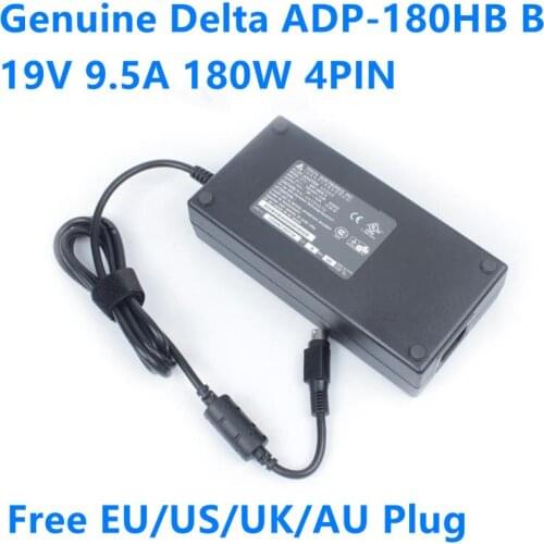 Genuine Delta 19V 9.5A 180W 4PIN ADP-180HB B ADP-180EB D AC Power Adapter For LITEON PA-1181-08 LS 0415B19180 Laptop Charger
