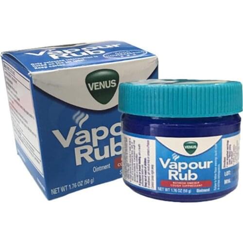 Vapour Rub White Cooling Balm Herbal Cream Refresh Pain Muscle Cold 50g Ointment Headache Relieving Oil Aches Essential Q1E1