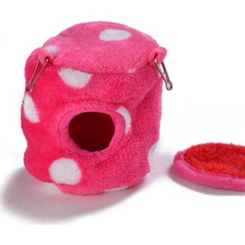 Pet Soft Hanging Bed Hamster Cage Nest With Changing Pad Little Pet Rat Warm Bed Rat Winter Toys House Pet Supplies