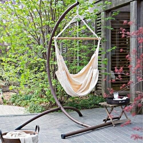Portable Travel Camping Hanging Hammock Home Bedroom Swing Bed Lazy Chair