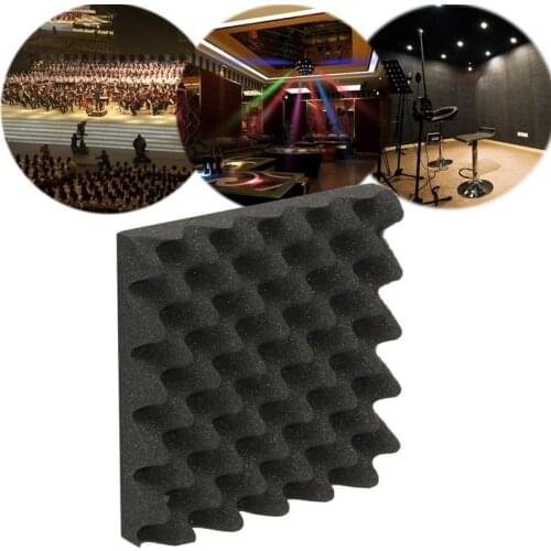 25X25X5CM Sound Insulation Foam Egg Crate Studio Acoustic Foam Sound Insulation Treatment Egg Profile Wedge