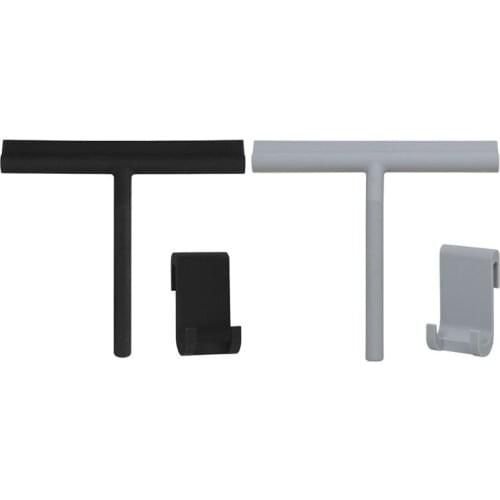 Silicone Window Tile Glass Wiper Cleaner Squeegee Shower Mirror Cleaning Holder K0AB