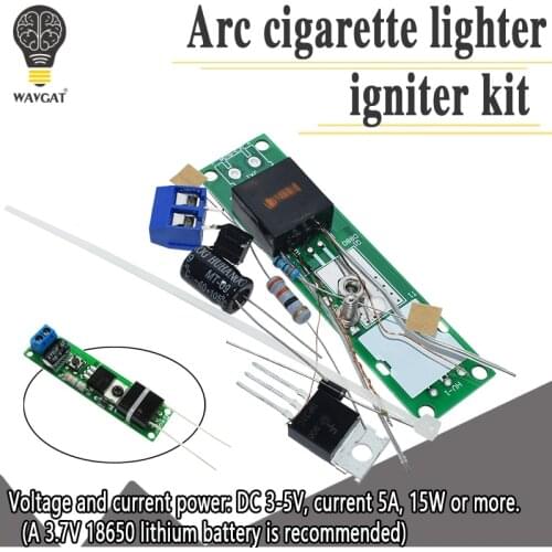 DC3-5V DIY Kit High Voltage Generator Arc Igniter Lighter Kit for DIY Electronic Production Suite