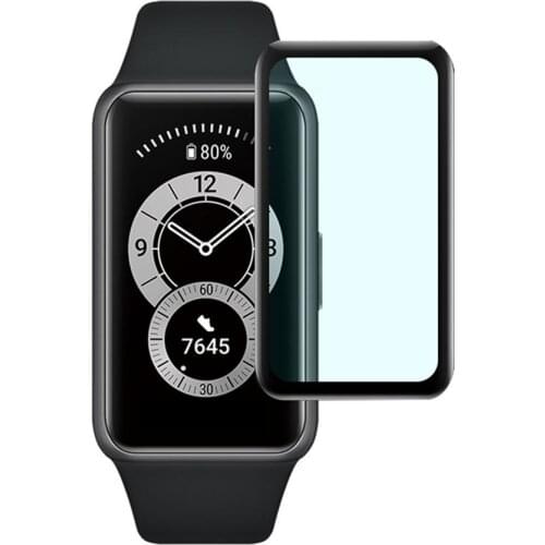 NEW Premium Curved Edge Full 3D Protective Film Cover Not Glass For Huawei Honor Band 6 Smart Watch Screen Protector Accessories
