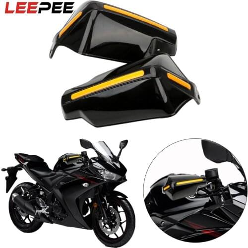 1Pair Motorcycle Hand Guard Windproof Handlebar HandGuards Protection Gear Handle Protector Shield Universal