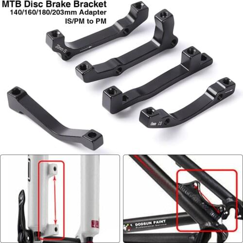 1PC Black Alloy Bicycle Disc Brake Adaptor A To B PM/IS Converter Bracket Rotor Ultralight Mountain Bike Accessories Bike Parts