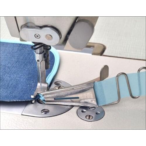 24-40MM Steel Hemmer Bias Binder Universal Right-Angle Edging Tube Folder 4 Fold Curling LockStitch Sewing Machine Presser