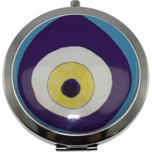 Authentic Tile Evil eye bead Decorated Bag mirror mirror зеркало espejo miroir decorative objects
