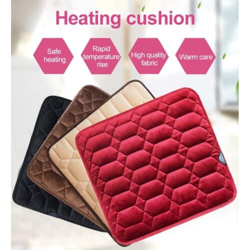 USB Car Heating Cushion Winter Keep Warm Car Mat Universal Car Seat Cover Electric Heated Seat Cushion 5V Car Seat Heating Pad