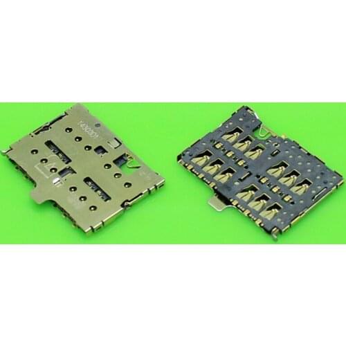 ChengHaoRan 1 Piece sim card socket for HTC E8 M8 M8ST M8D ONE E8 tray slot holder replacement connector.KA-164