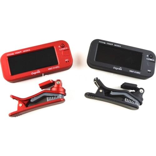 Cherub WMT-610RC Reversible Clip Metro-Tuner For Guitar/Bass/Violin/Ukulele Red Black Free Shipping